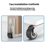 Side/Vertical Mount Pulley Wheels for Furniture Moving and Sliding Doors Anti-Sag Rollers - Image 4