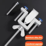 Stainless Steel Security Door Stopper Anti-Theft Door Blocker for Home, Hotel, Apartment - Image 3