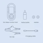 Ear Clip Sleep Aid Device Smart Microcurrent Pulse Pressure Relief Sleep Device - Image 12