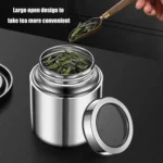 304 Stainless Steel Sealed Canister With Transparent Lid Leak-Proof Freshness Preserving Storage Can - Image 5
