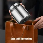 304 Stainless Steel Sealed Canister With Transparent Lid Leak-Proof Freshness Preserving Storage Can - Image 9