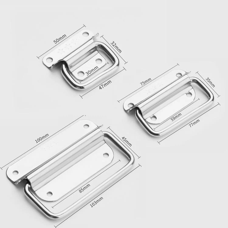 TBD06061067_B4.webp 304 Stainless Steel Folding Pull Handle For Cabine Kitchen Drawer Door Toolbox - Image 5