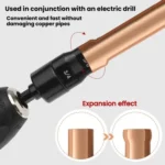 5-in-1 HVAC Tube Expander Tool for 1/4 - 3/4 inch Copper Pipes Electric Drill-Compatible Flaring Kit - Image 5