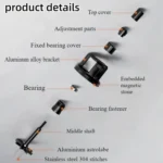 Rotating Magnetic WDT Tool for Espresso Adjustable Height Coffee Needle Distributor Coffee Grounds Fluffing Tool - Image 7