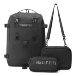 Tigernu T-B9836 3-in-1 Detachable Men Backpack Convertible Travel Laptop Bag for Sports & Commuting