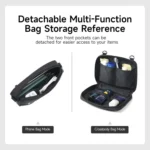 Tigernu T-B9836 3-in-1 Detachable Men Backpack Convertible Travel Laptop Bag for Sports & Commuting - Image 5