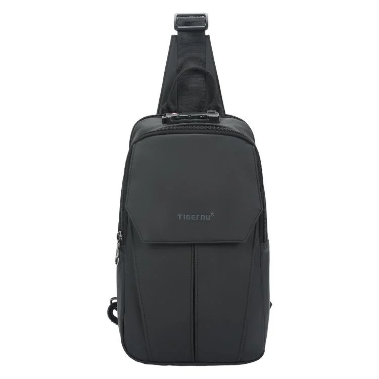 Tigernu Men Large Capacity Chest Bag Anti-Theft Crossbody Shoulder Bag with TSA007 Approved Lock