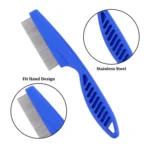 6pcs /Set Pet Flea Comb Stainless Steel Pin Dense Tooth Cat Dog Comb - Image 5