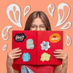 2sets English Stickers Personalized Decorative Luggage Notebook Waterproof Removable Stickers - Image 4