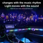 3 Control App Remote Control Colorful Car Interior Ambient Lighting Modified LED Acrylic USB Car Ambient Lighting - Image 3