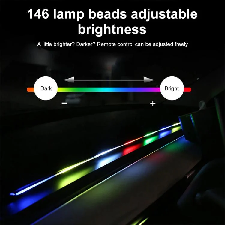 TBD06061227_B3.webp 3 Control App Remote Control Colorful Car Interior Ambient Lighting Modified LED Acrylic USB Car Ambient Lighting - Image 4