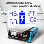 12V/24V Car Battery Charger Intelligent Pulse Lead-acid Battery Repair - Image 7
