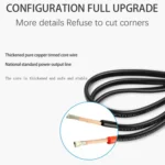 ANJING 12-24V Car Motorcycle Battery Charger Pure Copper Intelligent Pulse Repair - Image 8