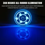 Highlight Motorcycle Rotating Brake Lights LED Tail Lights Modified Car Lights - Image 5