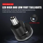 Highlight Motorcycle Rotating Brake Lights LED Tail Lights Modified Car Lights - Image 6