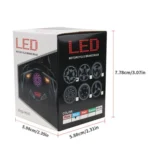 Highlight Motorcycle Rotating Brake Lights LED Tail Lights Modified Car Lights - Image 10