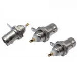 3pcs Gold-plated Copper Core BNC Female Socket Q9 Female 50KY Oscilloscope Socket
