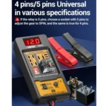 ANENG 12V/24V Car Battery Relay Four-Pin Digital Display Tester - Image 7