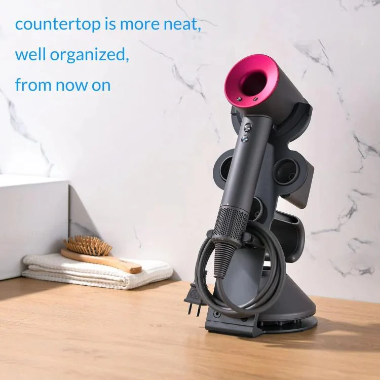 TBD06061269_B2.webp For Dyson Supersonic Hair Dryer Desktop Holder Metal Stand with Cable Organizer - Image 3
