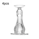 4pcs /Pack Silicone Door Stopper Wall Protector No Drill Anti-Slip Bumper for Bathroom/Bedroom Doors