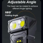 E-SMARTER DC08 Super Bright Floodlight Side Light Rechargeable Mini Flashlight - Image 6