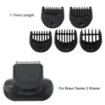 For Braun Series 3 Shaver Replacement Trimmer Attachment Kit with 5 Guiding Combs - Image 4