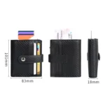 Pop-Up Aluminum Card Case RFID Blocking Metal Card Holder Wallet For Men and Women - Image 7