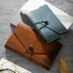 A6 Traveler Notebook Refillable Journal Vintage PU Leather 160 Pages Pocket Diary For Bullet Journaling & Travel - Image 2