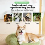 P9 Dual Head Ultrasonic Dog Deterrent Rechargeable Anti-Bark Device with Color Screen, LED Tail Light - Image 3