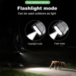 P9 Dual Head Ultrasonic Dog Deterrent Rechargeable Anti-Bark Device with Color Screen, LED Tail Light - Image 7