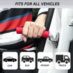Car Handle Assist Device For Elderly People Getting Out Of  A Car With Cane - Image 4