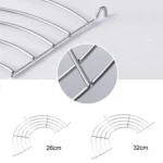 Stainless Steel Semi-circular Pot Edge Oil Drain Rack - Image 2