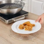 Stainless Steel Semi-circular Pot Edge Oil Drain Rack - Image 4