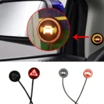 General Motorcycle Blind Spot Monitoring Line Auxiliary Lens Light - Image 2