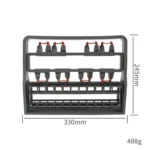 Universal Dishwasher Safe Wine Glass Holder Stemware Storage Basket - Image 5