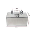 2L Car Modified Aluminum Alloy Auxiliary Water Tank Heat Dissipation Breathable Pot - Image 5