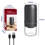 Portable Electric Coffee Grinder with 40 Adjustable Settings Rechargeable USB-C Ceramic Burr Mill - Image 11