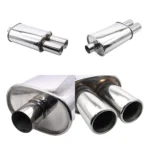 Automobile Exhaust Pipe Stainless Steel Modified Universal Straight-row Tail Drum - Image 4