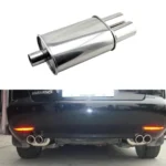 Automobile Exhaust Pipe Stainless Steel Modified Universal Straight-row Tail Drum - Image 6