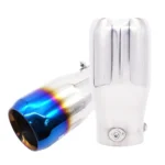 76MM Automotive Stainless Steel Double-layer Muffler Exhaust Pipe - Image 2