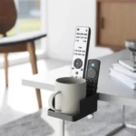 Adjustable Clamp-On Desktop Cup Holder Organizer For Phone, Remote, Plants, Water Bottle - Image 3