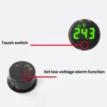 LED Digital Display Circular Voltage Meter - Image 4
