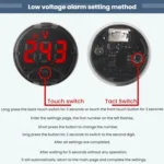 LED Digital Display Circular Voltage Meter - Image 5