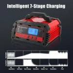 DMD 12V/24V Universal Intelligent Pulse Repair Battery Charger - Image 3