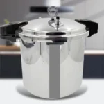 32cm/23L Pressure Cooker Induction & Gas Stove Compatible Aluminum Alloy Straight Body Design & Built-in Gauge - Image 2