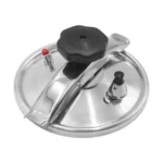 Aluminum Alloy Pressure Cooker with Secure Locking Lid, Explosion-Proof Design for Gas Stovetops - Image 9