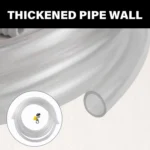 15mm Air Conditioner Drip Nozzle Kit Universal 3m Drain Hose with Elbow Adapter & Clamp for 15mm Outdoor Unit Drain Ports - Image 3