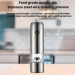 Portable Mini Electric Pepper Sea Salt Grinder - Image 2