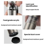 Portable Mini Electric Pepper Sea Salt Grinder - Image 7