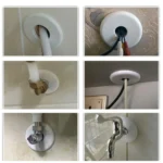 55mm Aesthetic Wall Hole Cover for Air Conditioner Pipes Decorative Cable Clutter Shield & Universal AC Pipe Wall Plate - Image 4